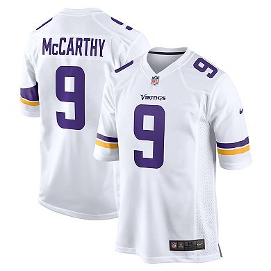Men's Nike J.J. McCarthy White Minnesota Vikings Game Jersey