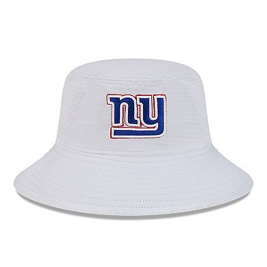 Men's New Era White New York Giants 2024 NFL Training Camp Stretch Bucket Hat