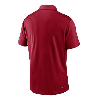 Men's Nike Cardinal Iowa State Cyclones 2024 Sideline Victory Coaches Performance Polo