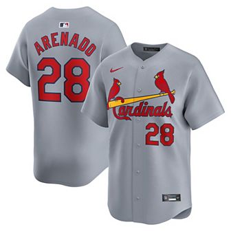 Men's Nike Nolan Arenado Gray St. Louis Cardinals Away Limited Player Jersey