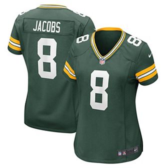 Women's Nike Josh Jacobs Green Green Bay Packers Team Game Jersey