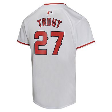 Youth Nike Mike Trout White Los Angeles Angels Home Game Player Jersey