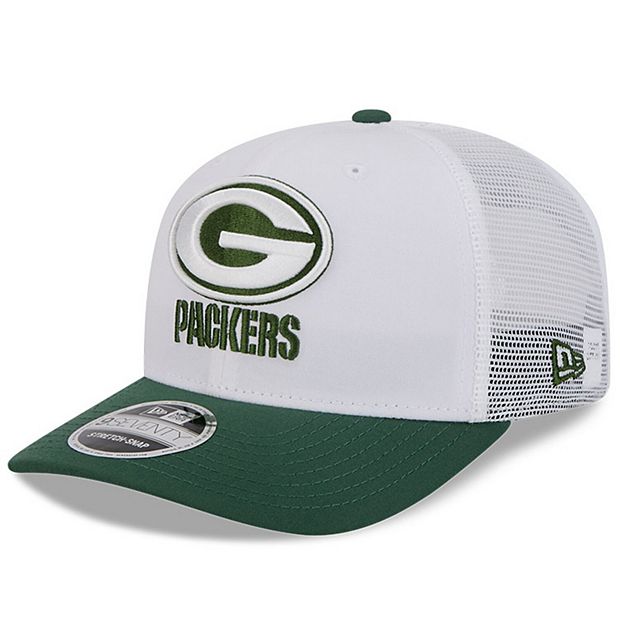 キャップ New Era NFL Green Bay Packers A-Frame Trucker Ball Cap White Men's New Era White/Green Green Bay Packers 2024 NFL