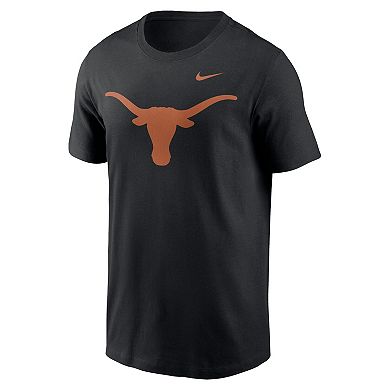 Men's Nike Black Texas Longhorns Primetime Evergreen Logo T-Shirt