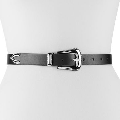 Women's Sonoma Goods For Life® Black Western Buckle Belt