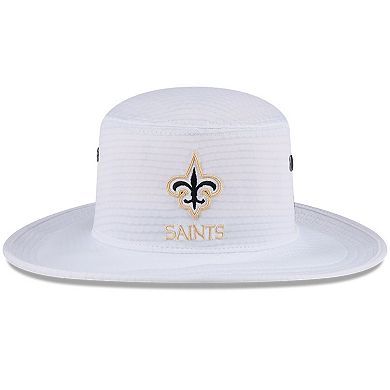 Men's New Era White New Orleans Saints 2024 NFL Training Camp Panama Bucket Hat