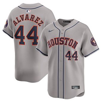Men's Nike Yordan Alvarez Gray Houston Astros Away Limited Player Jersey