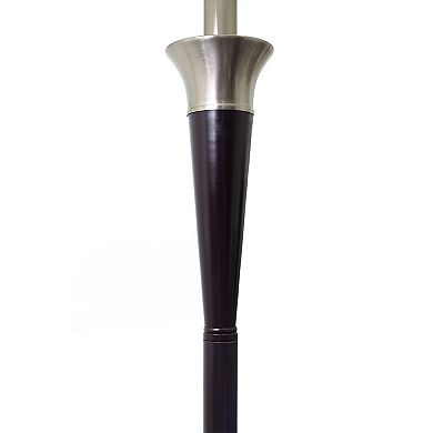 Elegant Designs Malbec Black and Brushed Nickel 3 Pack Lamp Set