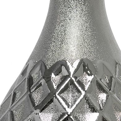 Elegant Designs Juliet Ceramic Table Lamp with Fabric Shade