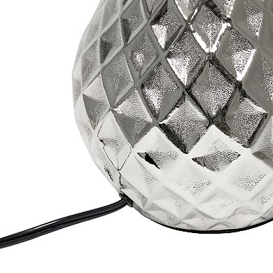 Elegant Designs Juliet Ceramic Table Lamp with Fabric Shade