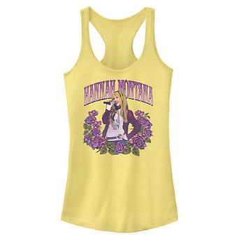 Disney's Hannah Montana Floral Poster Juniors' Racerback Tank Top