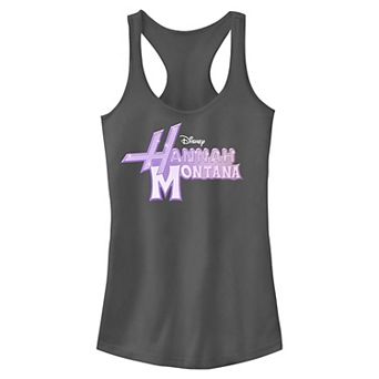 Disney's Hannah Montana Glam Logo Juniors' Racerback Tank Top