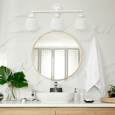 Lalia Home Essentix Traditional 3-Light Vanity Wall-Mounted Light Fixture