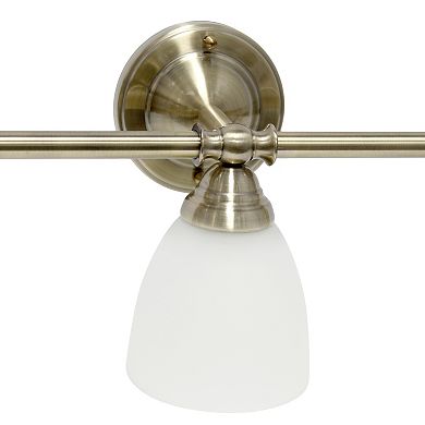 Lalia Home Essentix Traditional 3-Light Vanity Wall-Mounted Light Fixture