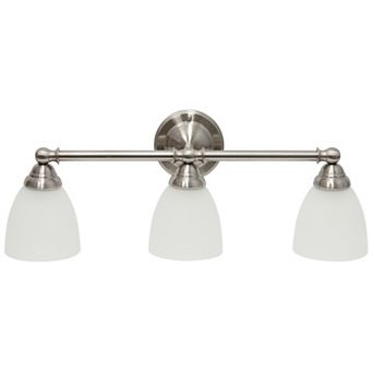 Lalia Home Essentix Traditional 3-Light Vanity Wall-Mounted Light Fixture