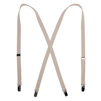 Elastic .75 Inch Wide Undergarment Clip-end Suspenders