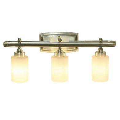 Lalia Home Essentix Contemporary 3-Light Vanity Wall-Mounted Light Fixture