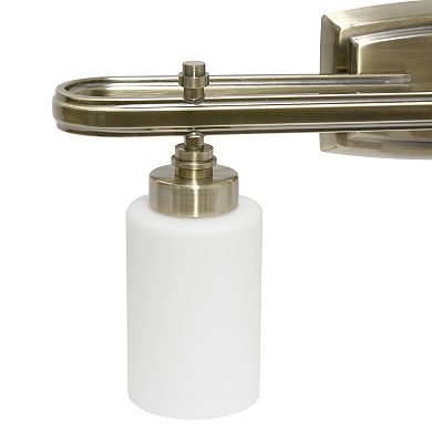 Lalia Home Essentix Contemporary 3-Light Vanity Wall-Mounted Light Fixture