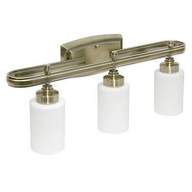 Lalia Home Essentix Contemporary 3-Light Vanity Wall-Mounted Light Fixture