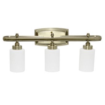 Lalia Home Essentix Contemporary 3-Light Vanity Wall-Mounted Light Fixture