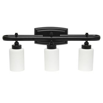 Lalia Home Essentix Contemporary 3-Light Vanity Wall-Mounted Light Fixture