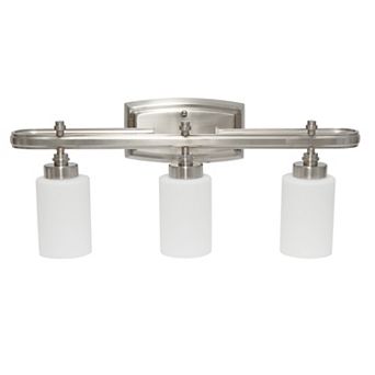 Lalia Home Essentix Contemporary 3-Light Vanity Wall-Mounted Light Fixture