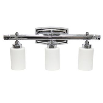 Lalia Home Essentix Contemporary 3-Light Vanity Wall-Mounted Light Fixture