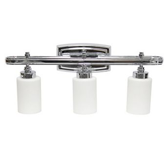 Lalia Home Essentix Contemporary 3-Light Vanity Wall-Mounted Light Fixture