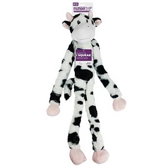 Multipet Swingin' Slevin Cow Plush Dog Toy