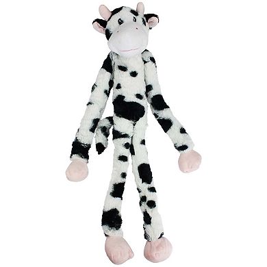 Multipet Swingin' Slevin Cow Plush Dog Toy