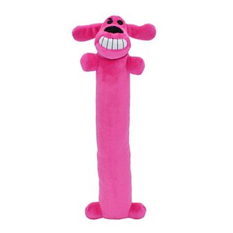 Multipet Loofa Dog Original Pink Dog Toy