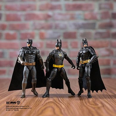 Spin Master DC Comics Batman 85th Special Edition Batman Action Figures 3-Pack