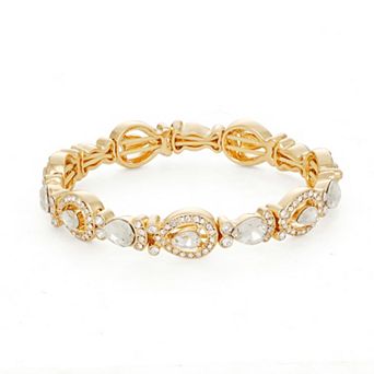 You're Invited Silver Social Stretch Bracelet