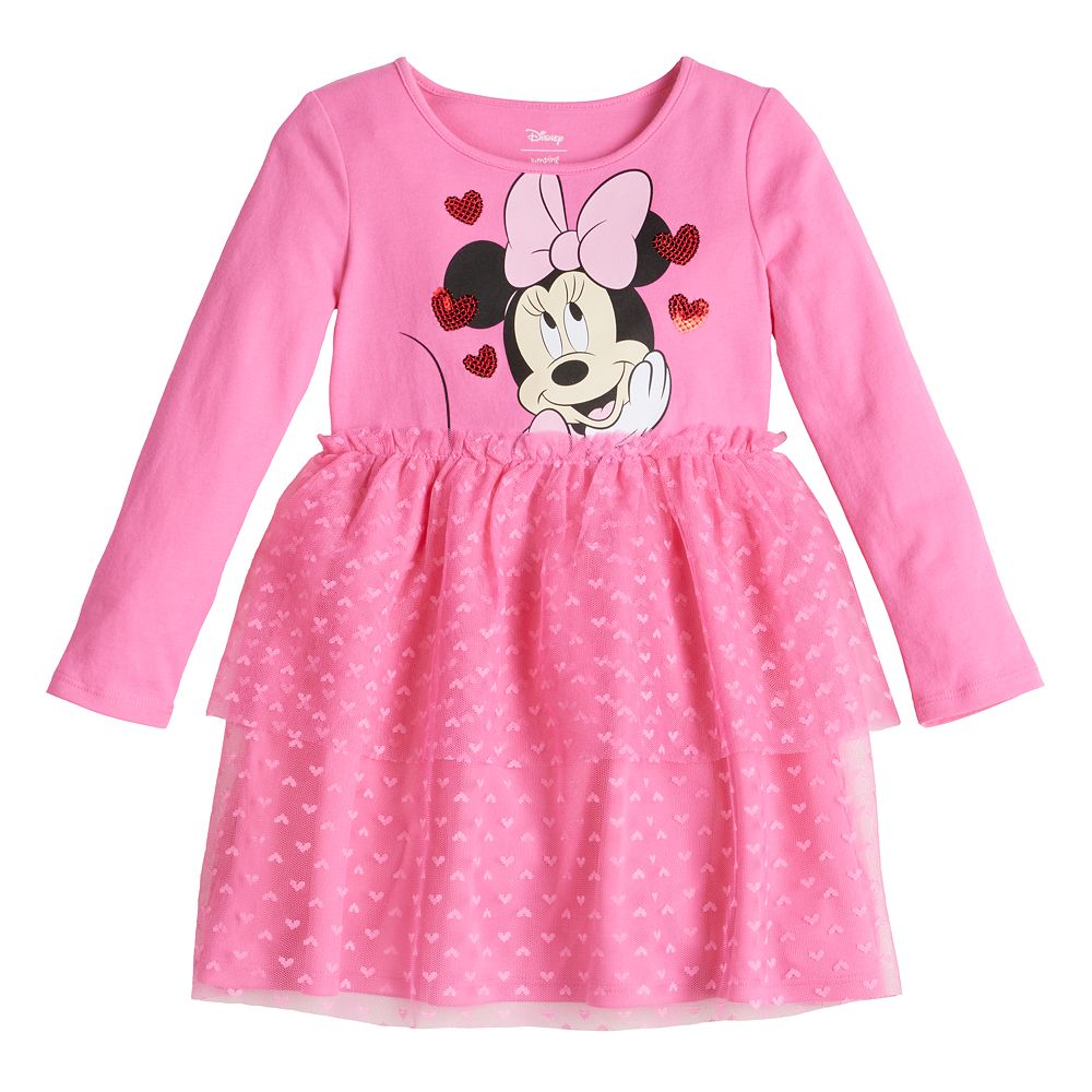 Toddler Minnie Mouse Dresses | Gap Disney(ディズニー) 子供用ワンピースMinnie Mouse Ruffle Sleeve Tulle Dress - Gir