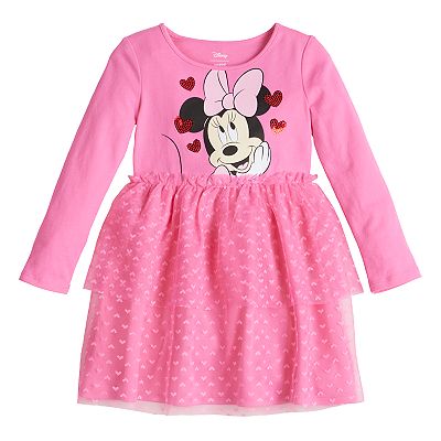 Disney's Minnie Mouse Baby & Toddler Girl Tiered Tulle Dress by Jumping  Beans