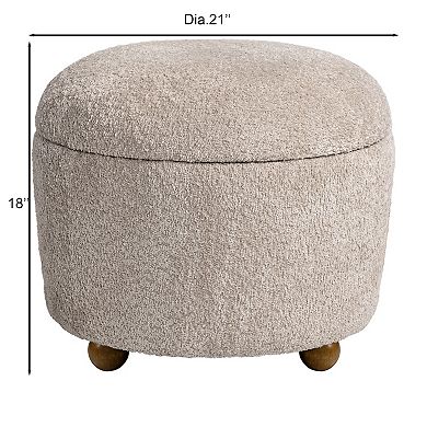 Madison Park Angela Storage Ottoman