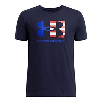 Boys 8-20 Under Armour Freedom Flag Chest Logo Graphic Tee