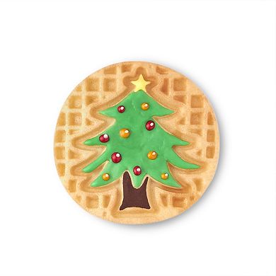 Dash Multi Maker Mini Maker 2-pc. Plate Set - Tree & Snowman
