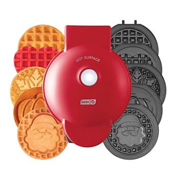 Dash MultiMaker™ Mini System Holiday Waffle Maker with Removable Plates