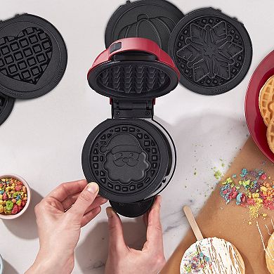 Dash MultiMaker™ Mini System Holiday Waffle Maker with Removable Plates