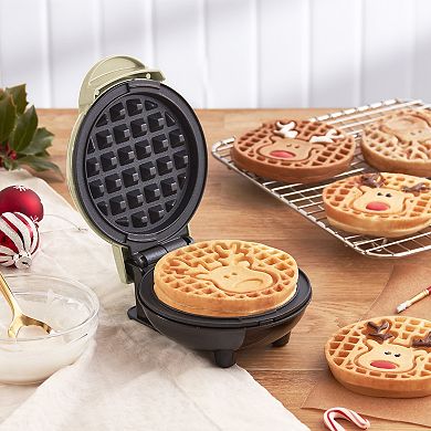 Dash Reindeer Mini Waffle Maker