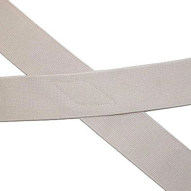 CTM Women's Elastic Undergarment Side Clip Maternity Suspenders