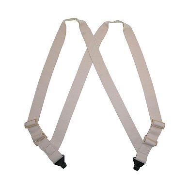 CTM Women's Elastic Undergarment Side Clip Maternity Suspenders