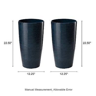 Glitzhome Oversized Garden Planter Pots