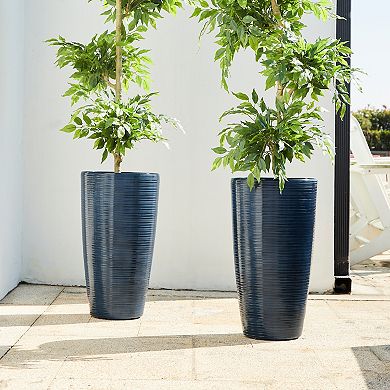 Glitzhome Oversized Garden Planter Pots