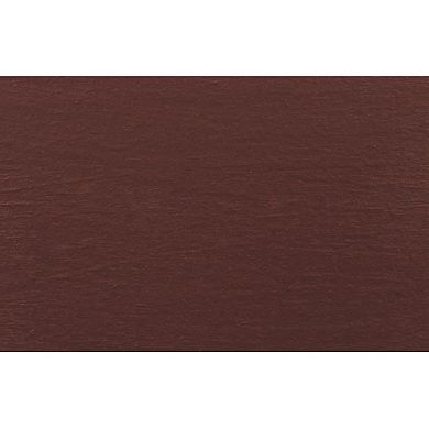 4' Burgundy Red Bench with Cubbies