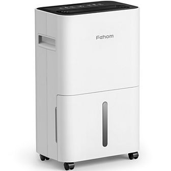 Fehom 50 Pints Dehumidifier for Home Basements 4500 Sq. Ft. with Drain Hose Timer