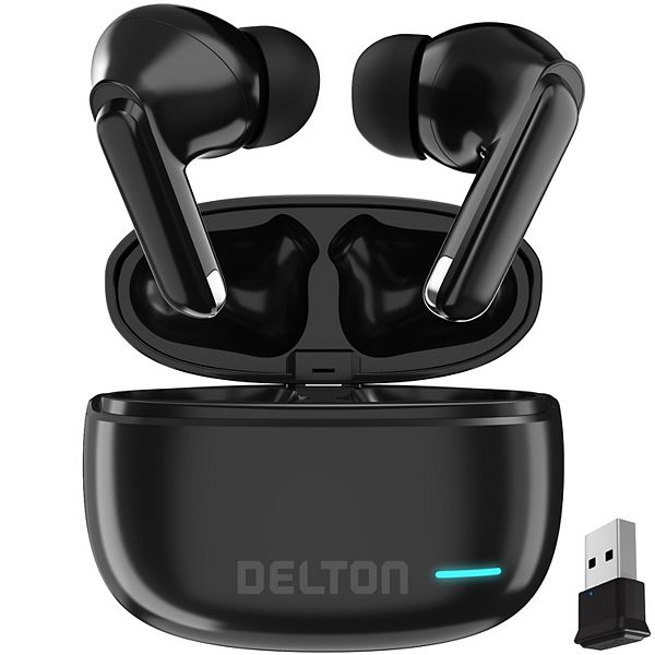 Delton T70 Wireless Earbuds Bluetooth Headset, MS Teams/Slack/Zoom ...