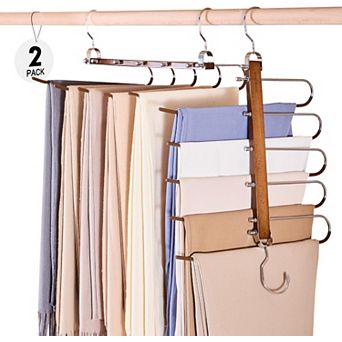 House Day Pants Hangers Space Saving, Wood Jean Hangers For Closet