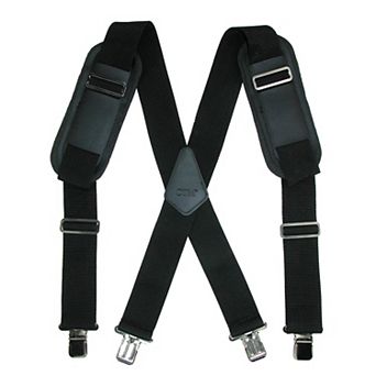 Men's Big & Tall Elastic Work Clip-end Suspenders